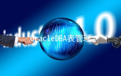 OracleDBA表管理 - 数据库